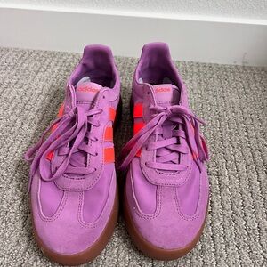 adidas | Shoes | Adidas Womens Vibrant Purple And Orange Sneakers | Poshmark